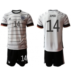 Germany #14 Amiri White Home Soccer Country Jersey