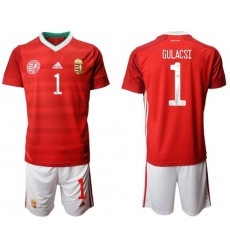 Hungary #1 Gulacsi Home Soccer Country Jersey