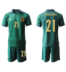 Italy #21 Donnarumma Third Soccer Country Jersey
