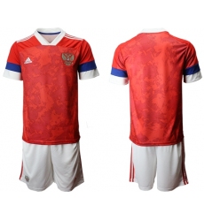 Russia Blank Home Soccer Country Jersey