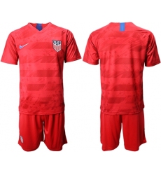 USA Blank Away Soccer Country Jersey
