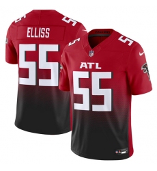 Men's Atlanta Falcons #55 Kaden Elliss Red Black 2025 F.U.S.E Vapor Untouchable Limited Football Stitched Jersey