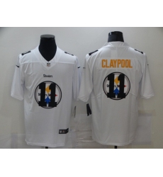 Men's Pittsburgh Steelers #11 Chase Claypool White Nike White Shadow Edition Limited Jersey