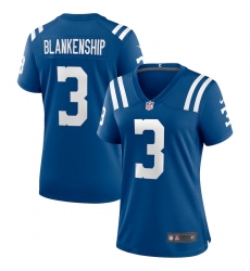 Women's Indianapolis Colts #3 Rodrigo Blankenship Nike Royal Game Jersey.webp