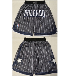Men's Orlando Magic Black Shorts(Run Small)
