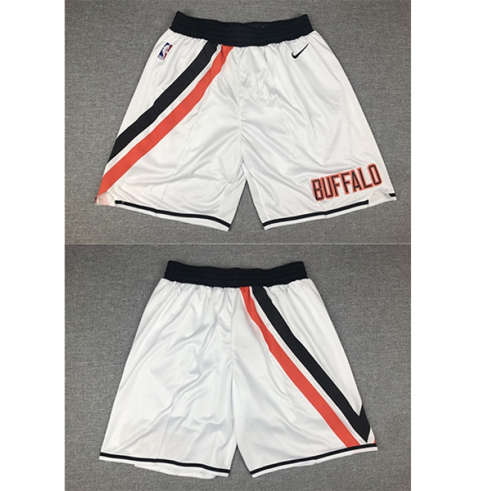Men's Los Angeles Clippers Retro White Shorts (Run Smaller)