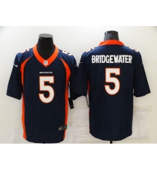 Men's Denver Broncos #5 Teddy Bridgewater Nike Blue Limited Jersey