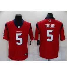 Men's Houston Texans #5 Tyrod Taylor Nike Red Limited Jersey