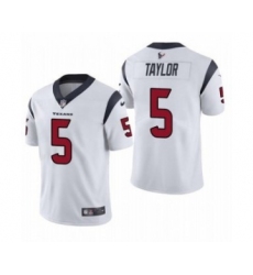 Men's Houston Texans #5 Tyrod Taylor White Vapor Untouchable Limited Stitched Jersey