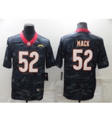Men's Los Angeles Chargers #52 Khalil Mack Camo Limited Stitched Jersey