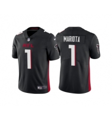 Men's Atlanta Falcons #1 Marcus Mariota Black Vapor Untouchable Limited Stitched Jersey