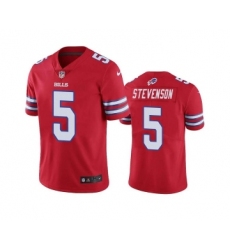 Men's Buffalo Bills #5 Marquez Stevenson Red Vapor Untouchable Limited Stitched Jersey