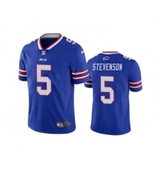Men's Buffalo Bills #5 Marquez Stevenson Royal Vapor Untouchable Limited Stitched Jersey