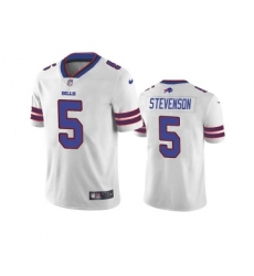 Men's Buffalo Bills #5 Marquez Stevenson White Vapor Untouchable Limited Stitched Jersey
