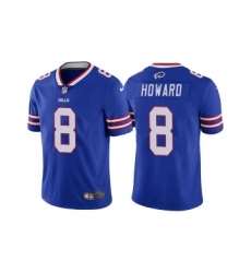 Men's Buffalo Bills #8 O.J. Howard Royal Vapor Untouchable Limited Stitched Jersey