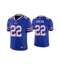 Men's Buffalo Bills #22 Matt Breida Blue Vapor Untouchable Limited Stitched Jersey