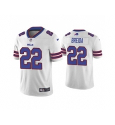Men's Buffalo Bills #22 Matt Breida White Vapor Untouchable Limited Stitched Jersey