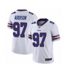 Men's Buffalo Bills #97 Mario Addison White Vapor Untouchable Limited Stitched Jersey