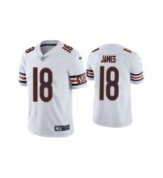 Men's White Chicago Bears #18 Jesse James Vapor untouchable Limited Stitched Jersey
