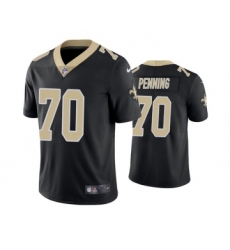 Men's New Orleans Saints #70 Trevor Penning Black Vapor Limited Stitched Jersey