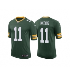 Men's Green Bay Packers #11 Sammy Watkins Green Stitched Football Jersey