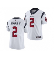 Men's Houston Texans #2 Mark Ingram II White Vapor Untouchable Limited Stitched Jersey