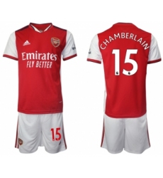 Men 2021-2022 Club Arsenal home red 15 Soccer Jersey