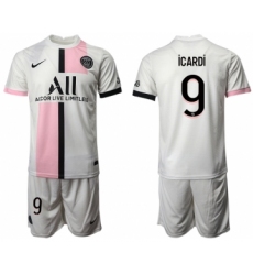 Men 2021-2022 Club Paris St German away white 9 Soccer Jersey