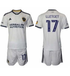Men 2022-2023 Club Los Angeles Galaxy home white 17 Adidas Soccer Jersey