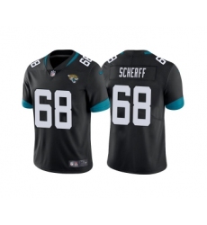 Men's Jacksonville Jaguars #68 Brandon Scherff Black Vapor Untouchable Limited Stitched Jersey