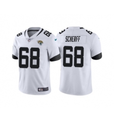 Men's Jacksonville Jaguars #68 Brandon Scherff White Vapor Untouchable Limited Stitched Jersey