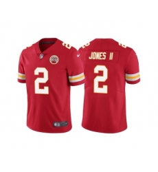 Men's Kansas City Chiefs #2 Ronald Jones II Red Vapor Untouchable Limited Stitched Football Jersey