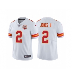 Men's Kansas City Chiefs #2 Ronald Jones II White Vapor Untouchable Limited Stitched Football Jersey