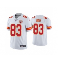 Men's Kansas City Chiefs #83 Noah Gray White Limited Stitched NFL Jersey