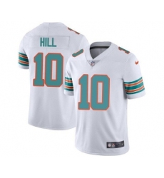 Men's Miami Dolphins #10 Tyreek Hill White Color Rush Limited Stitched Football Jersey