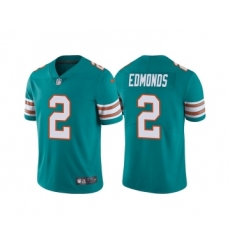 Men's Miami Dolphins #2 Chase Edmonds Aqua Color Rush Limited Stitched Football Jersey