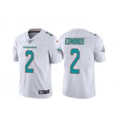 Men's Miami Dolphins #2 Chase Edmonds White Vapor Untouchable Limited Stitched Football Jersey