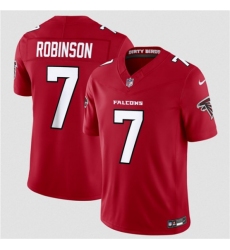 Men's Atlanta Falcons #7 Bijan Robinson Red 2026 New F.U.S.E. Vapor Untouchable Limited Football Stitched Jersey