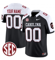 Men's South Carolina Fighting Gamecocks Custom Black White 2026 F.U.S.E. Stitched Nike Jersey