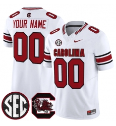 Men's South Carolina Fighting Gamecocks Custom White 2026 F.U.S.E. Stitched Nike Jersey