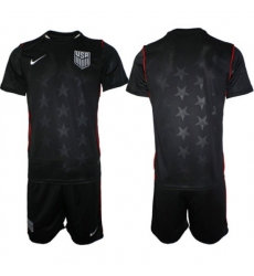Men's United States Blank Black 2026 Away Soccer Jersey Suit