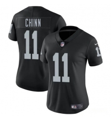 Women's Las Vegas Raiders #11 Jeremy Chinn Black 2025 Vapor Football Stitched Jersey(Run Small)