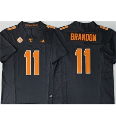 Men's Tennessee Volunteers #11 Faizon Brandon Black 2026 F.U.S.E. Stitched Jersey