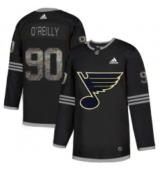 Men's Adidas St. Louis Blues #90 Ryan O'Reilly Black Authentic Classic Stitched NHL Jersey