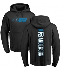 NFL Nike Carolina Panthers #20 C.J. Anderson Black Backer Pullover Hoodie