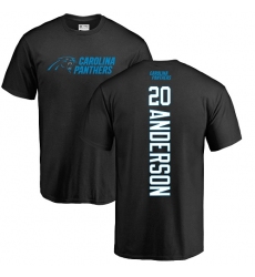 NFL Nike Carolina Panthers #20 C.J. Anderson Black Backer T-Shirt