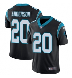 Youth Nike Carolina Panthers #20 C.J. Anderson Black Team Color Vapor Untouchable Limited Player NFL Jersey