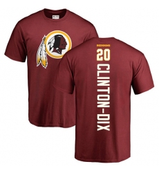 NFL Nike Washington Redskins #20 Ha Clinton-Dix Maroon Backer T-Shirt