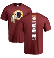 NFL Nike Washington Redskins #98 Matt Ioannidis Maroon Backer T-Shirt