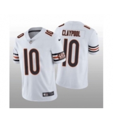 Men Chicago Bears #10 Chase Claypool White Vapor Untouchable Limited Stitched Football Jersey